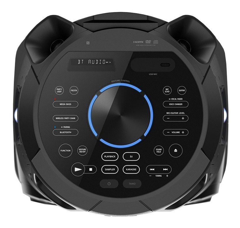 Equipo De Audio De Alta Potencia Sony V73d Bluetooth Color Negro - Imagen 2