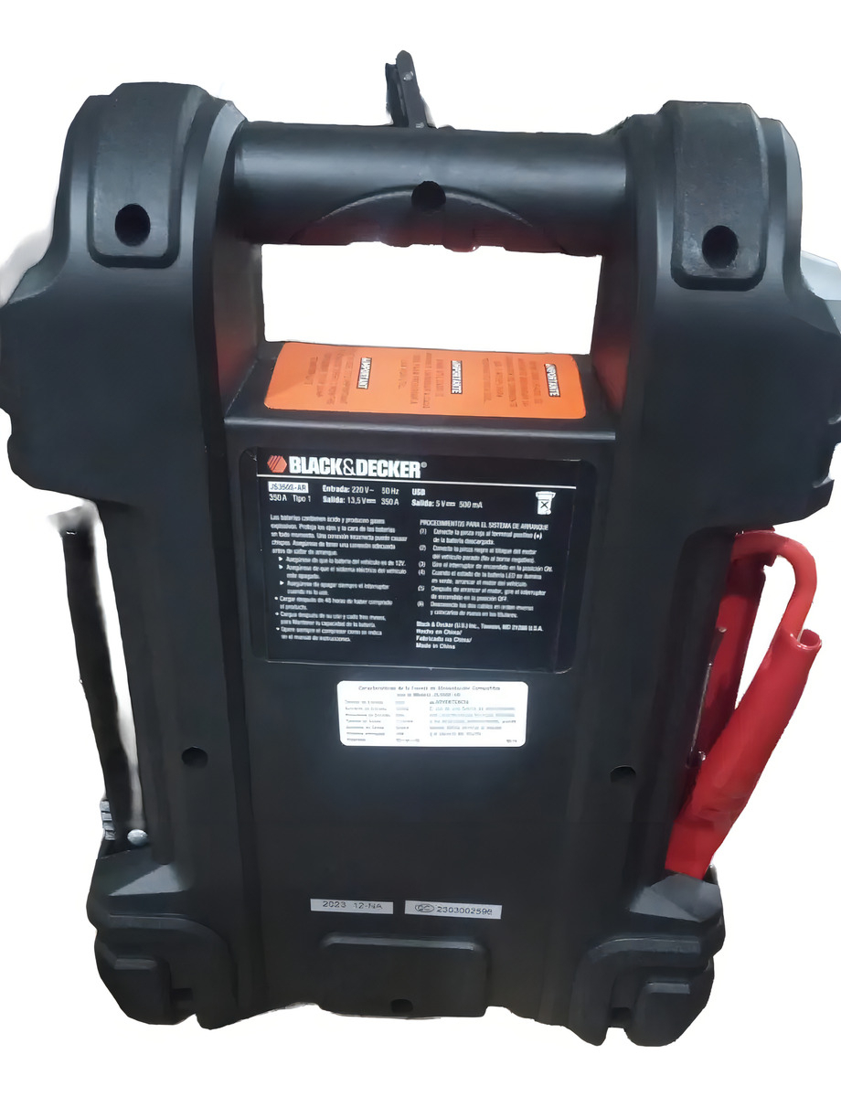 Arrancador Cargador De Bateria Portatil Black+decker Js350s - Imagen 9
