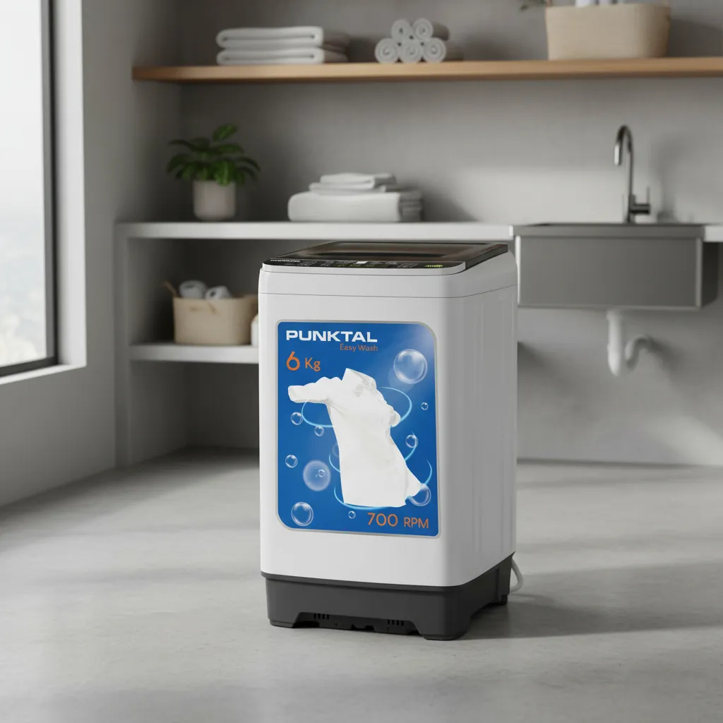Lavarropa Punktal 6 Kg Carga Superior Con Bomba - Imagen 3