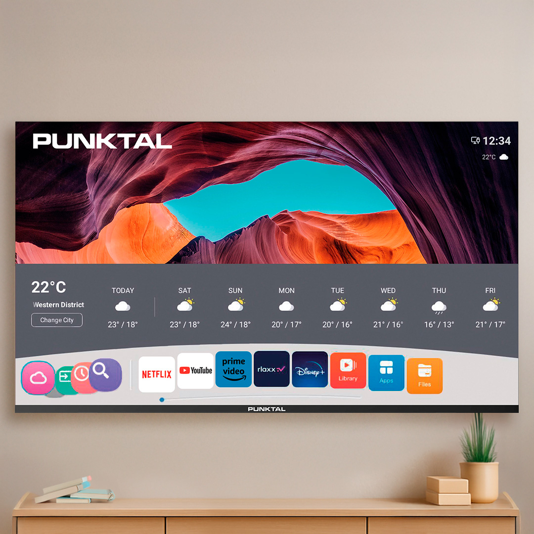 Televisor Led Smart Tv 50 Punktal Pk-50 Wos 4k Bluetooth - Imagen 2