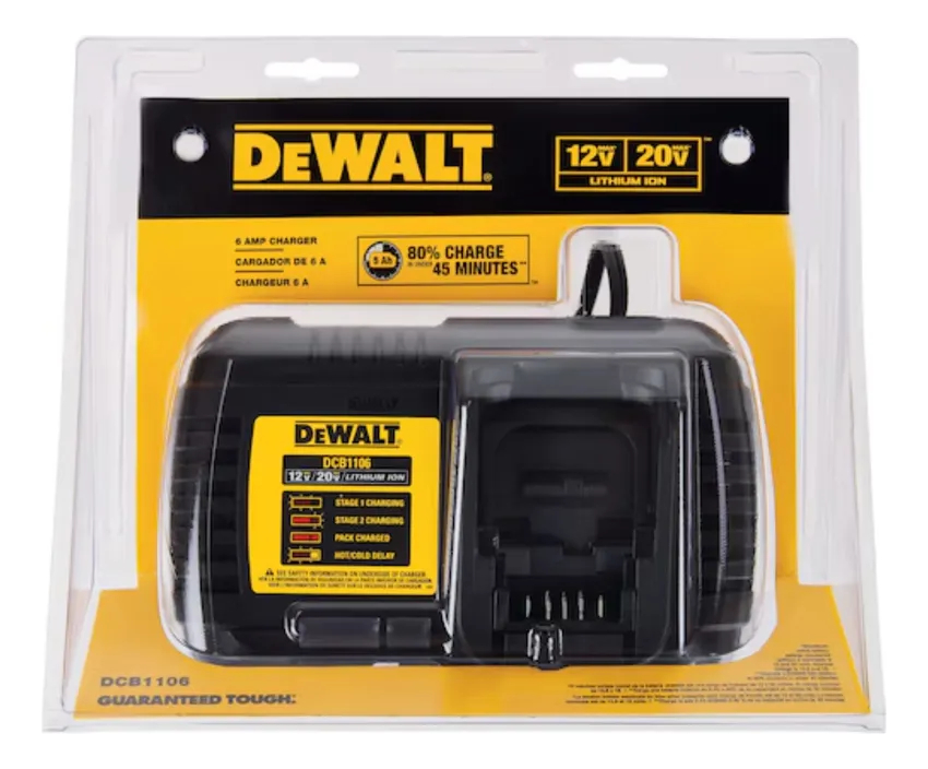 Cargador Para Baterias Dewalt 12-20v 6a/h Rapido - Imagen 2