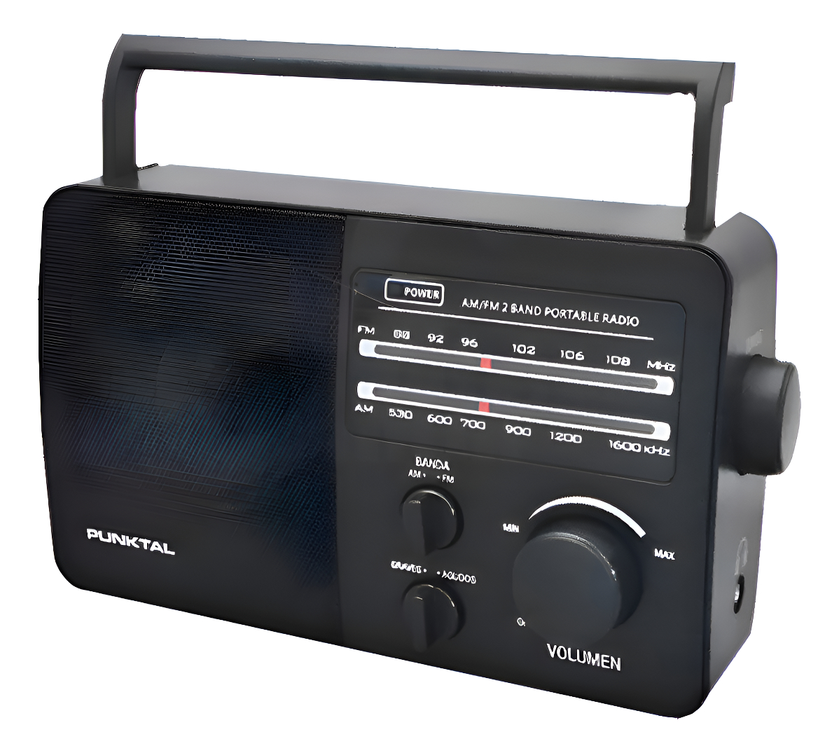 Radio Am Fm Punktal Funciona A Electricidad O A Pilas Color