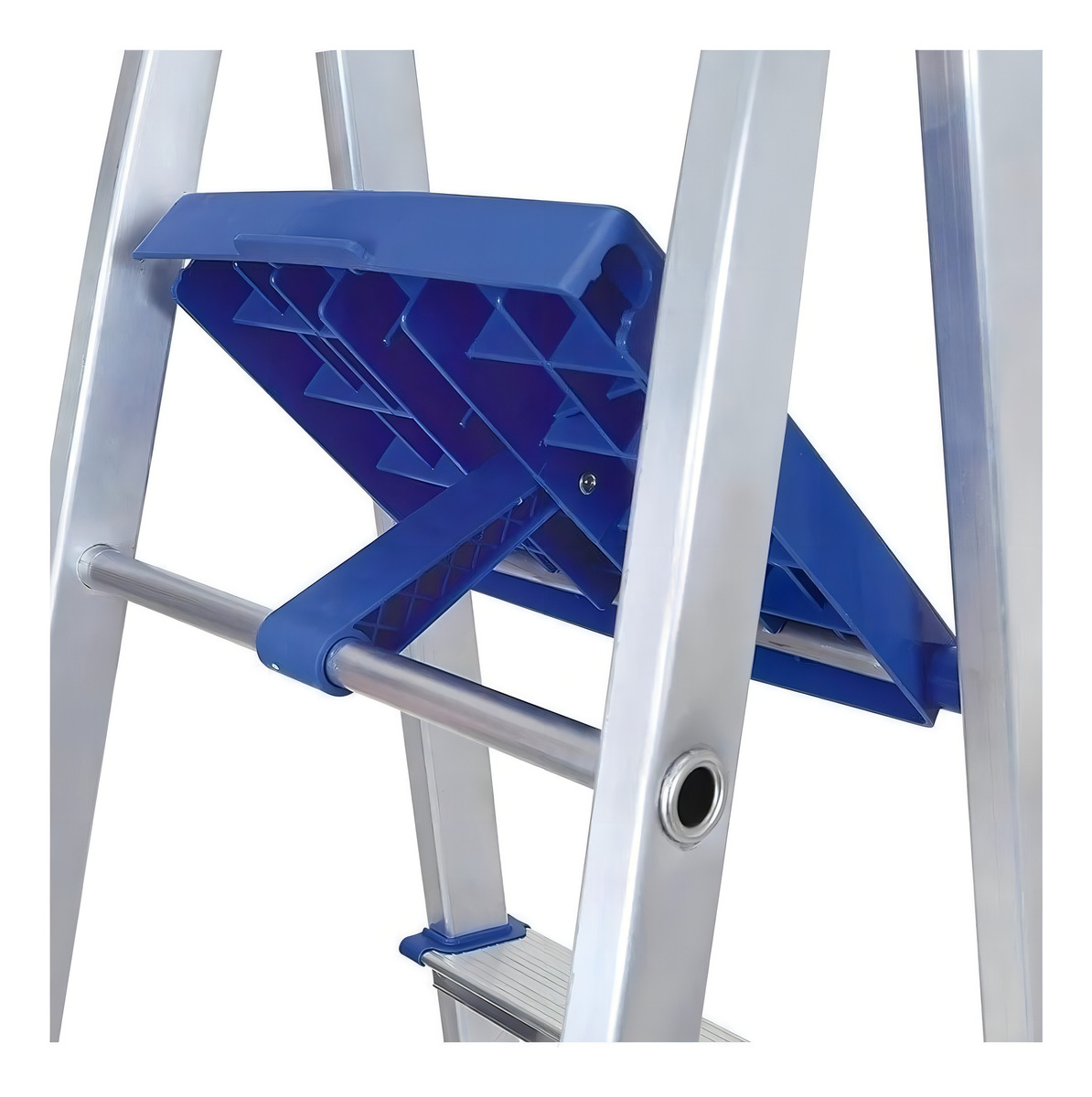 Escalera De Aluminio Tijera Mor 5106 8 Escalones - Imagen 4