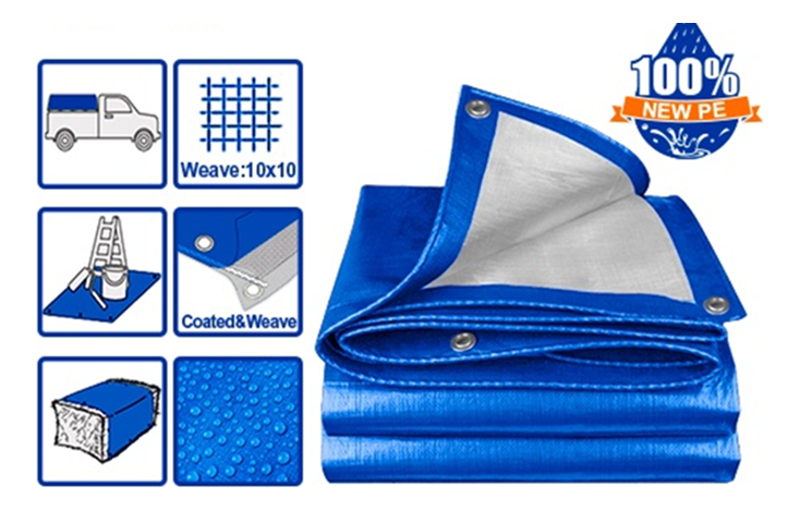 Lona 2x3 Mt Azul 110gr/m2 Wadfow Wtq1823 - Imagen 3