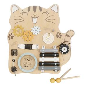 Tablero De Actividades Sensorial Montessori Para Niños