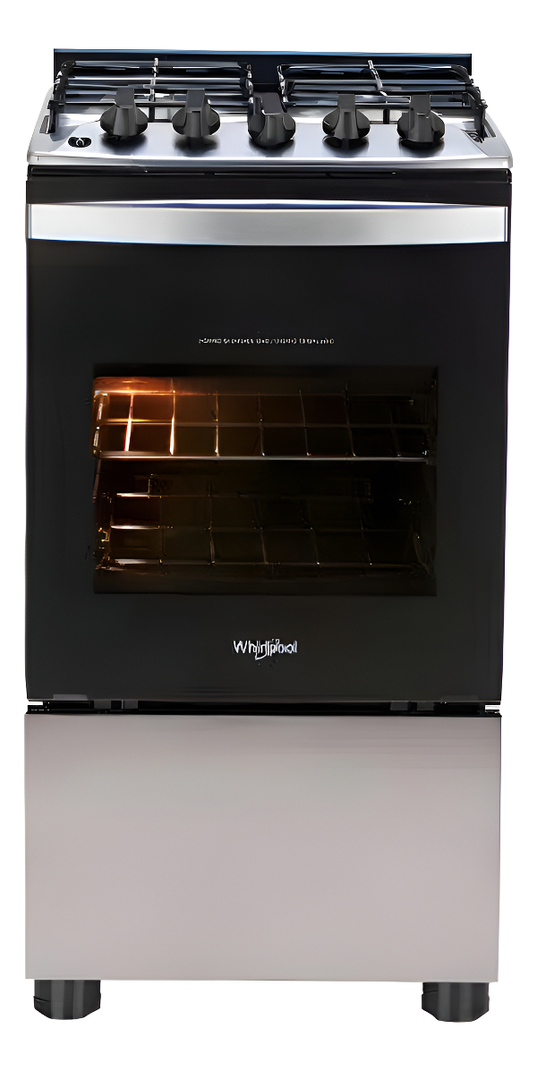 Cocina Whirlpool 4 Quemadores Gas Wfo4nbr Color Acero Inox