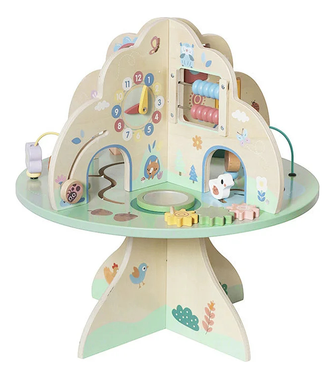 Juego Árbol Educativo Madera Mesa De Actividades Para Niños - Imagen 2