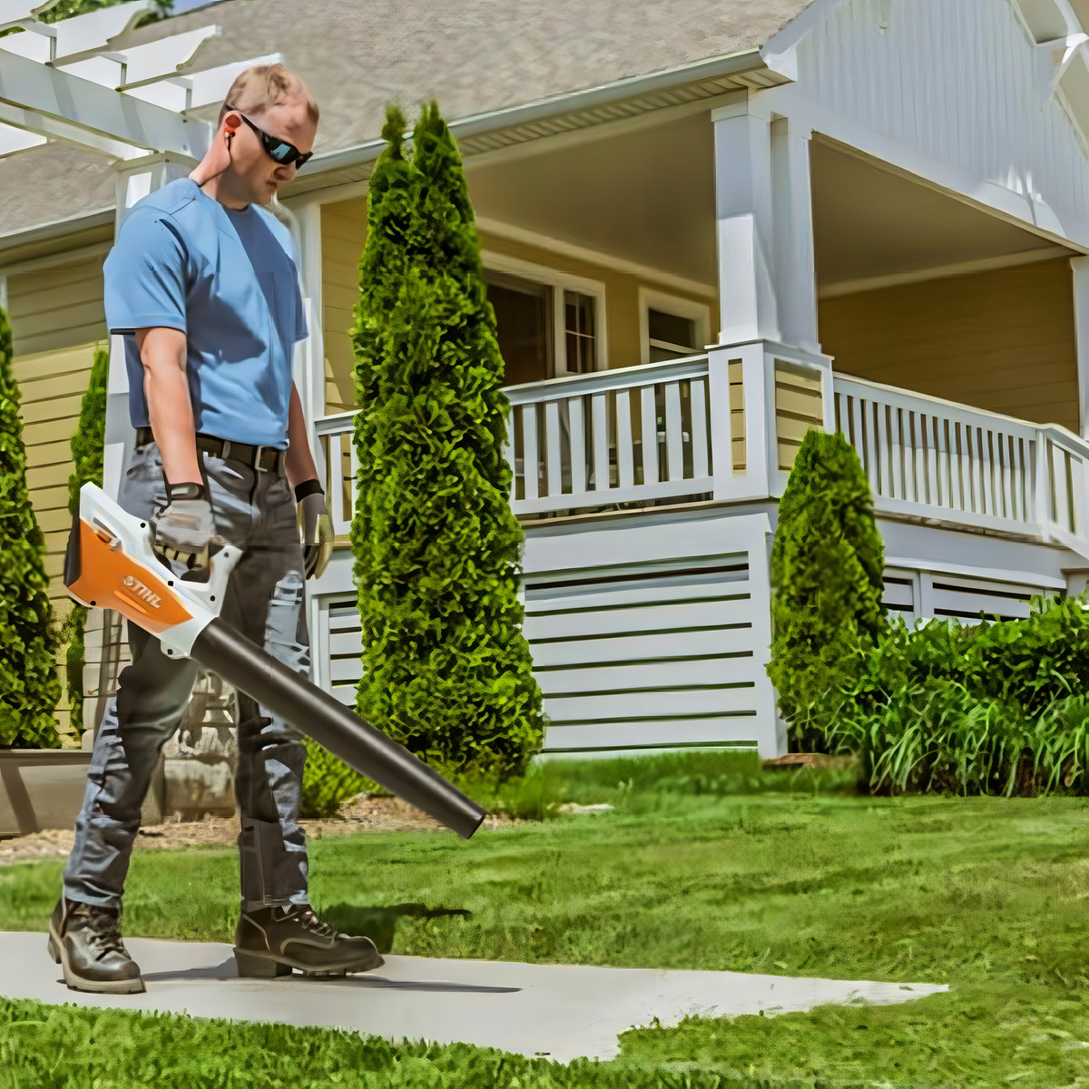 Soplador Stihl Bga 45 Batería Integrada Y Cargador 18v - Imagen 3