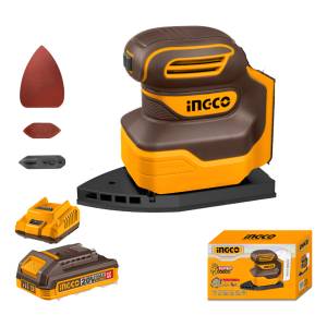 Lijadora Orbital Delta A Batería P20s 20v C/bat Y Cargador