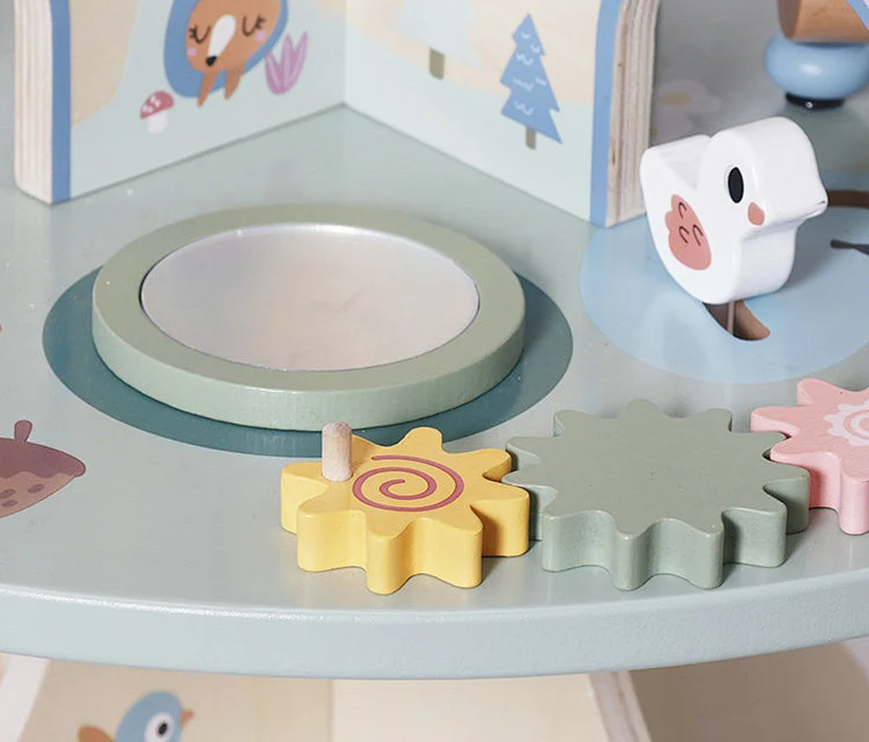 Juego Árbol Educativo Madera Mesa De Actividades Para Niños - Imagen 5