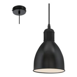 Colgante Campana Priddy, Color Negro Y Blanco