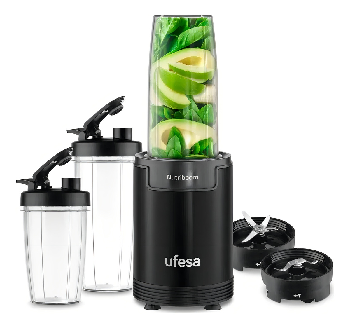 Licuadora Ufesa Nutriboom 900w Ideal Batidos 2 Jarras + Tapas - Imagen 9