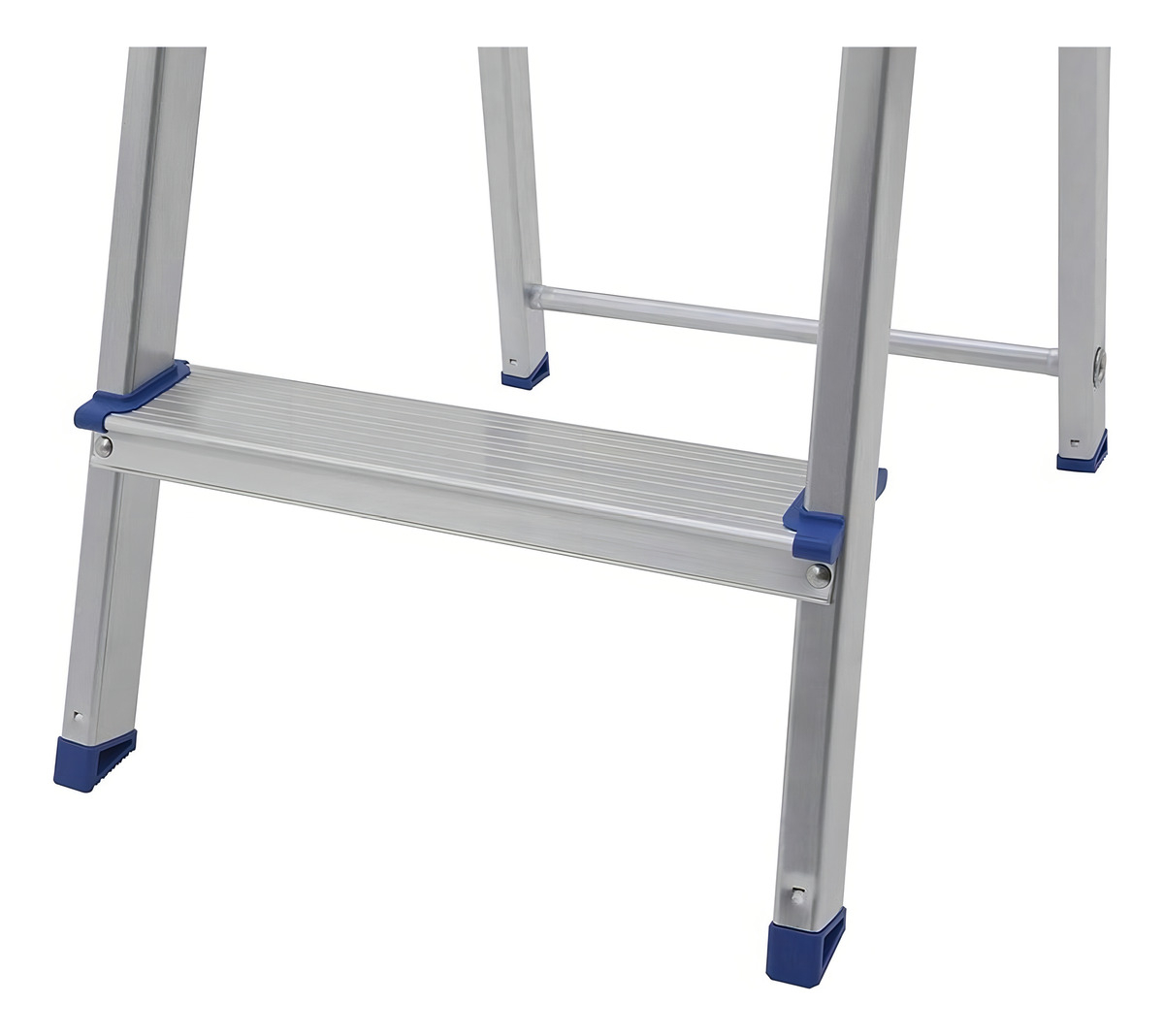 Escalera De Aluminio Tijera Mor 5106 8 Escalones - Imagen 2