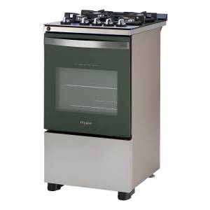Cocina A Gas 4 Hornallas Whirlpool Wfo4vbrruw Mesada Vidrio