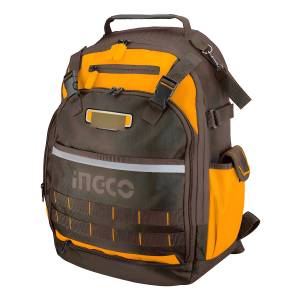 Mochila Para Herramientas Reforzada Ingco Hbp01028 Color Mar