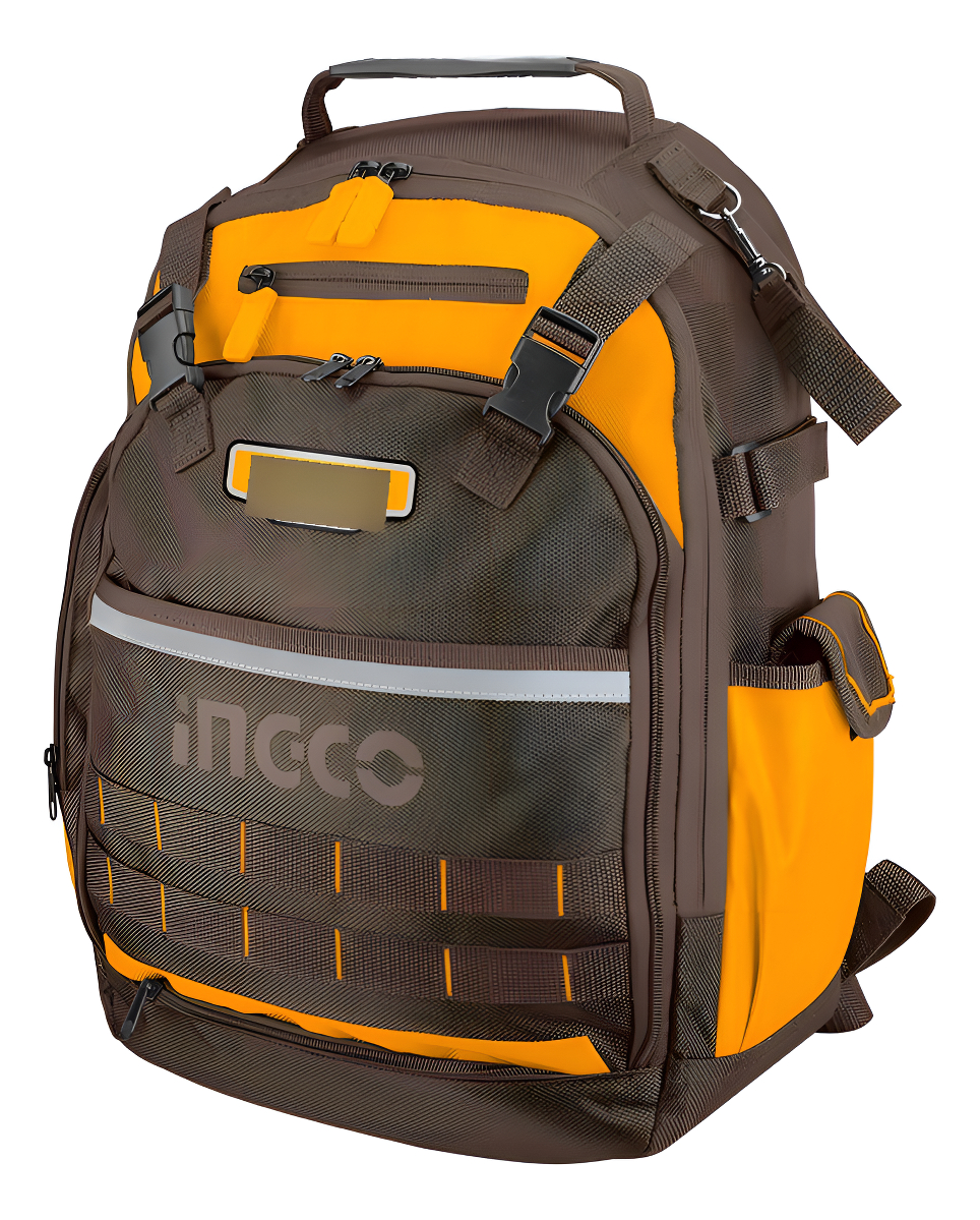 Mochila Para Herramientas Reforzada Ingco Hbp01028 Color Mar
