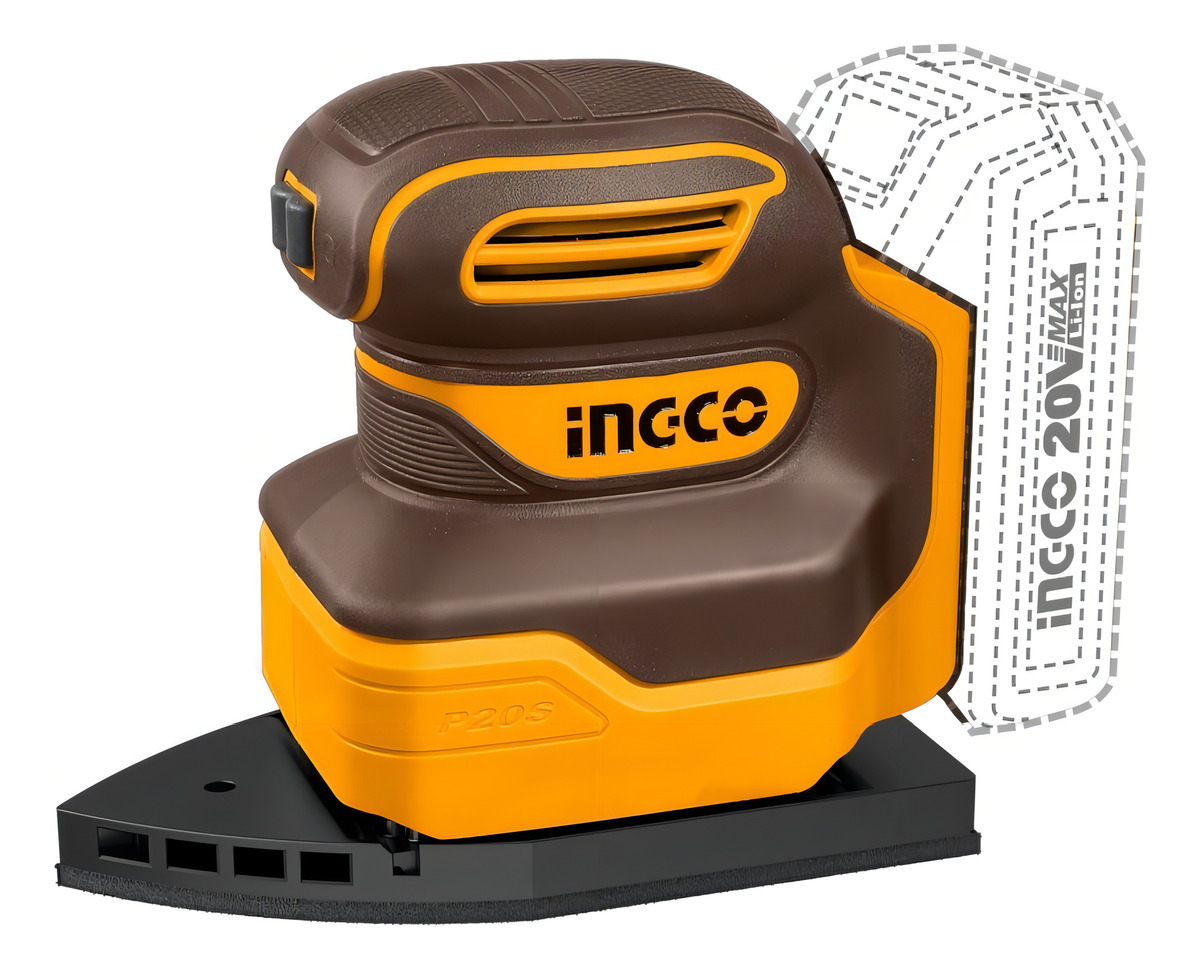 Lijadora Orbital Del A BaterĂa S/bat Cpsli2014 - Smf Color Naranja Claro Frecuencia 50 Hz / 60 Hz