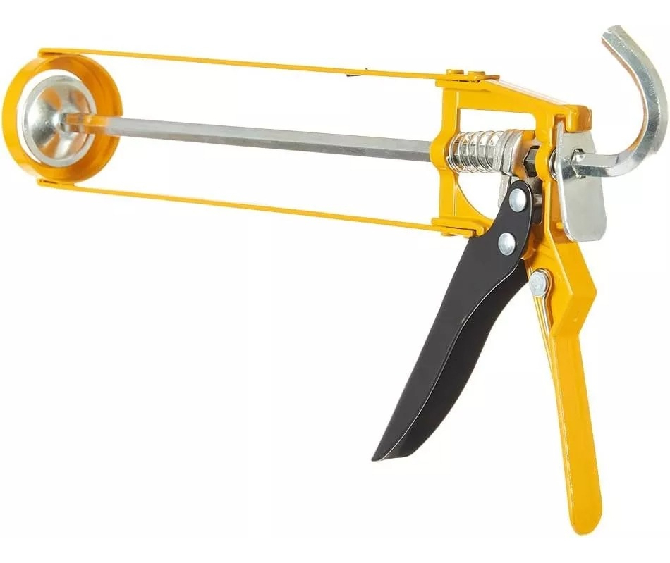 Pistola Para Aplicar Silicona 9 Mango Aluminio Hcg1409 - Imagen 2
