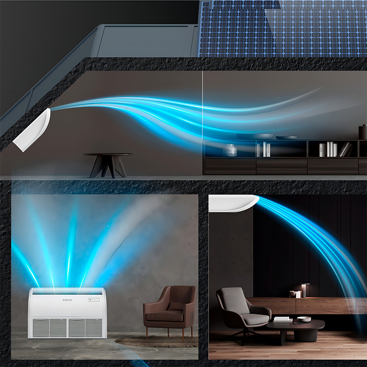 Aire Acondicionado Inverter Enxuta Piso Techo Pared 36000btu - Imagen 3