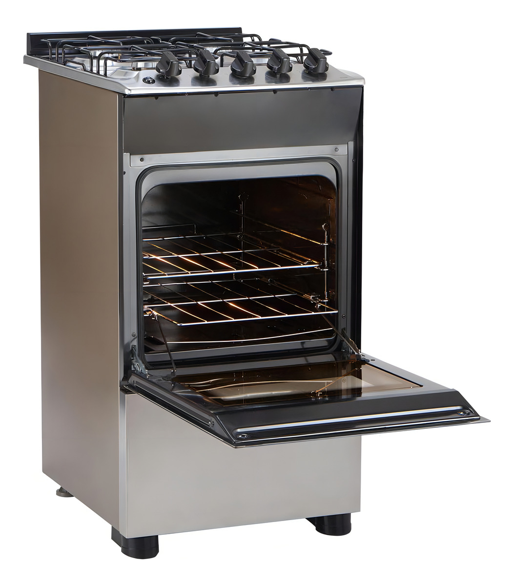 Cocina Whirlpool 4 Quemadores Gas Wfo4nbr Color Acero Inox - Imagen 5