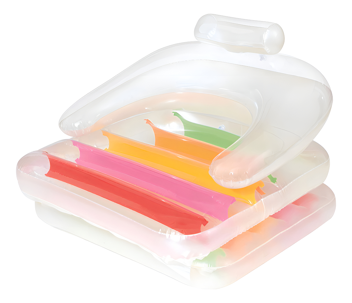 Colchoneta Sillon Inflable Bestway Plegable 2 En 1 Pileta - Imagen 5