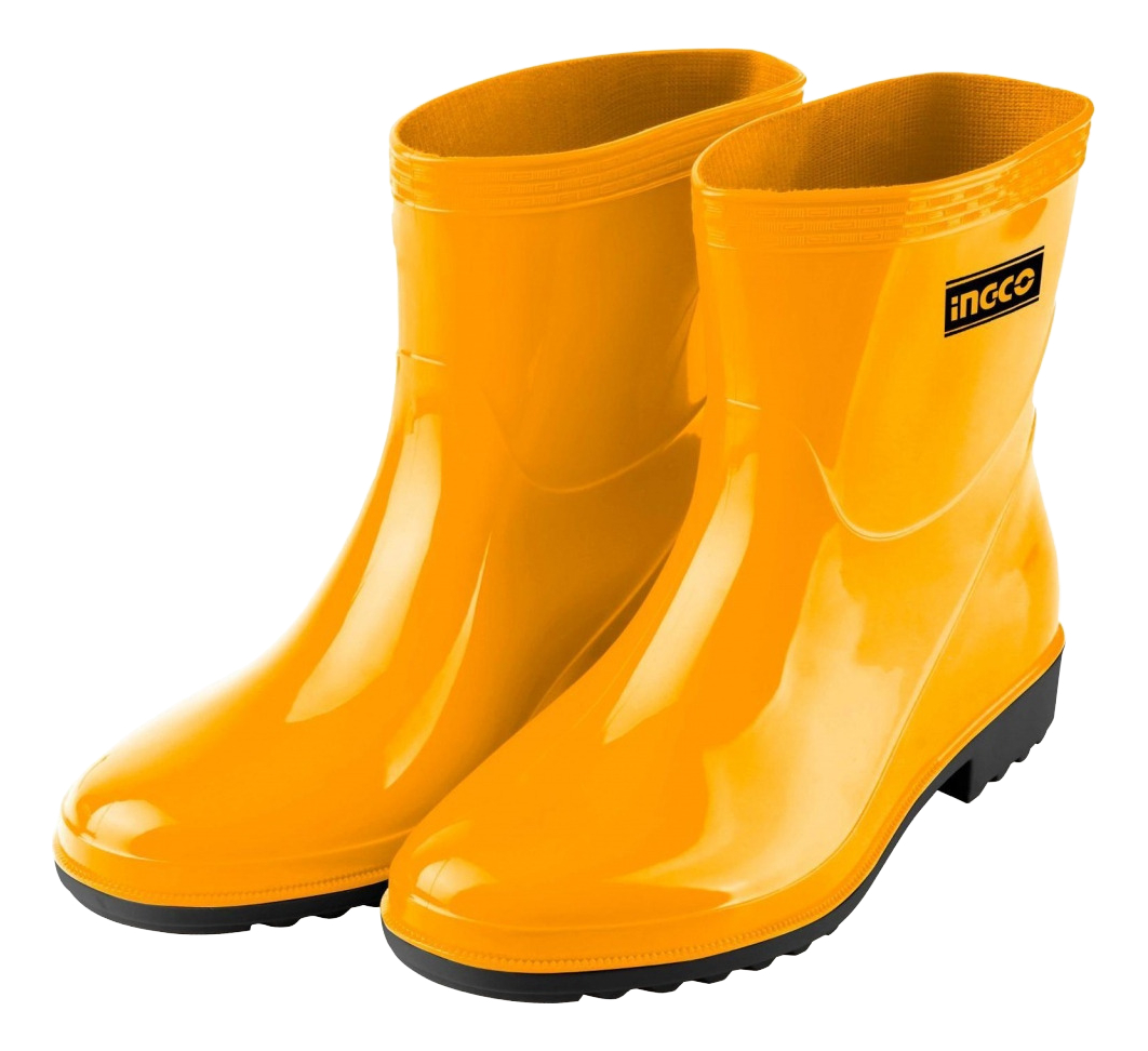 Bota Lluvia Corta Amarilla Talle 41 Ssh102l.41 Ingco