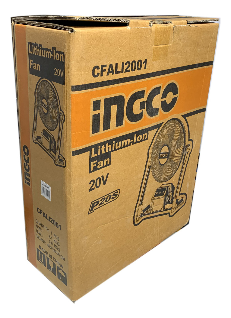 Ventilador O 30cm A Bateria Litio 20v Y 220v Ingco Cfali2001 - Imagen 2