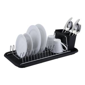 Escurridor Cromado Secaplato Con Bandeja