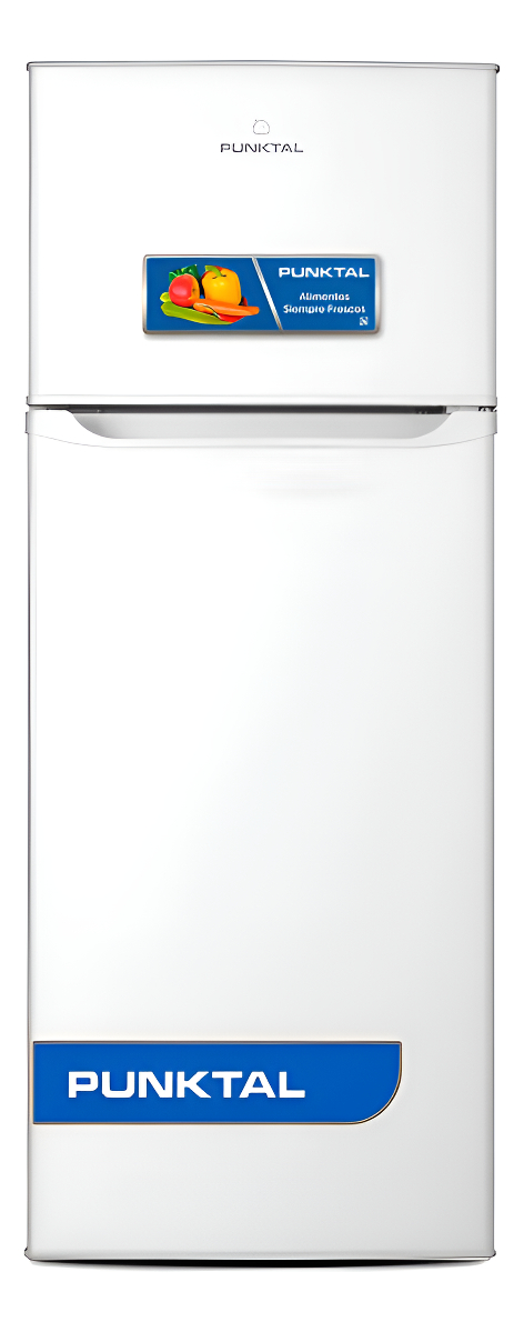 Heladera Punktal Con Freezer Refrigerador 215 L Frío Natural
