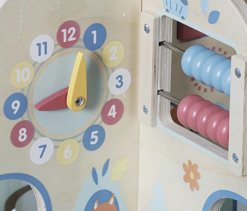 Juego Árbol Educativo Madera Mesa De Actividades Para Niños - Imagen 9