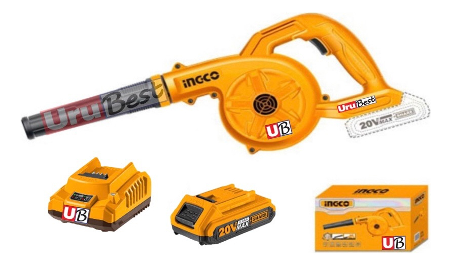 Soplador Inalambrico 20v Bateria Cargador Ingco Cabli200281 - Imagen 3