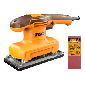 Lijadora Orbital Electrica 320w + 5 Lijas Ingco Fs3216