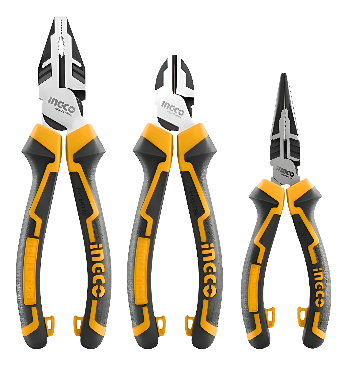 Juego 3 Pinzas Universal Alicate Diagonal Pinza Ingco