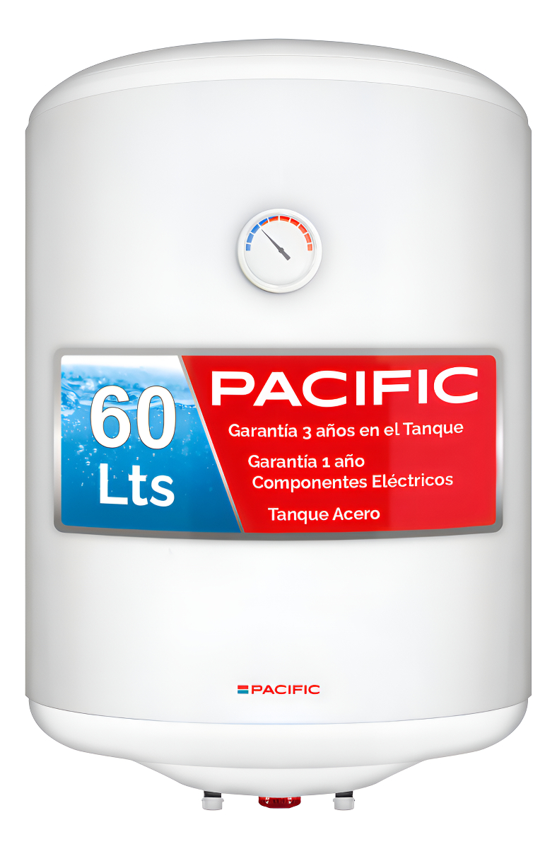 Calefon Termotanque Pacific 60litros Color Blanco