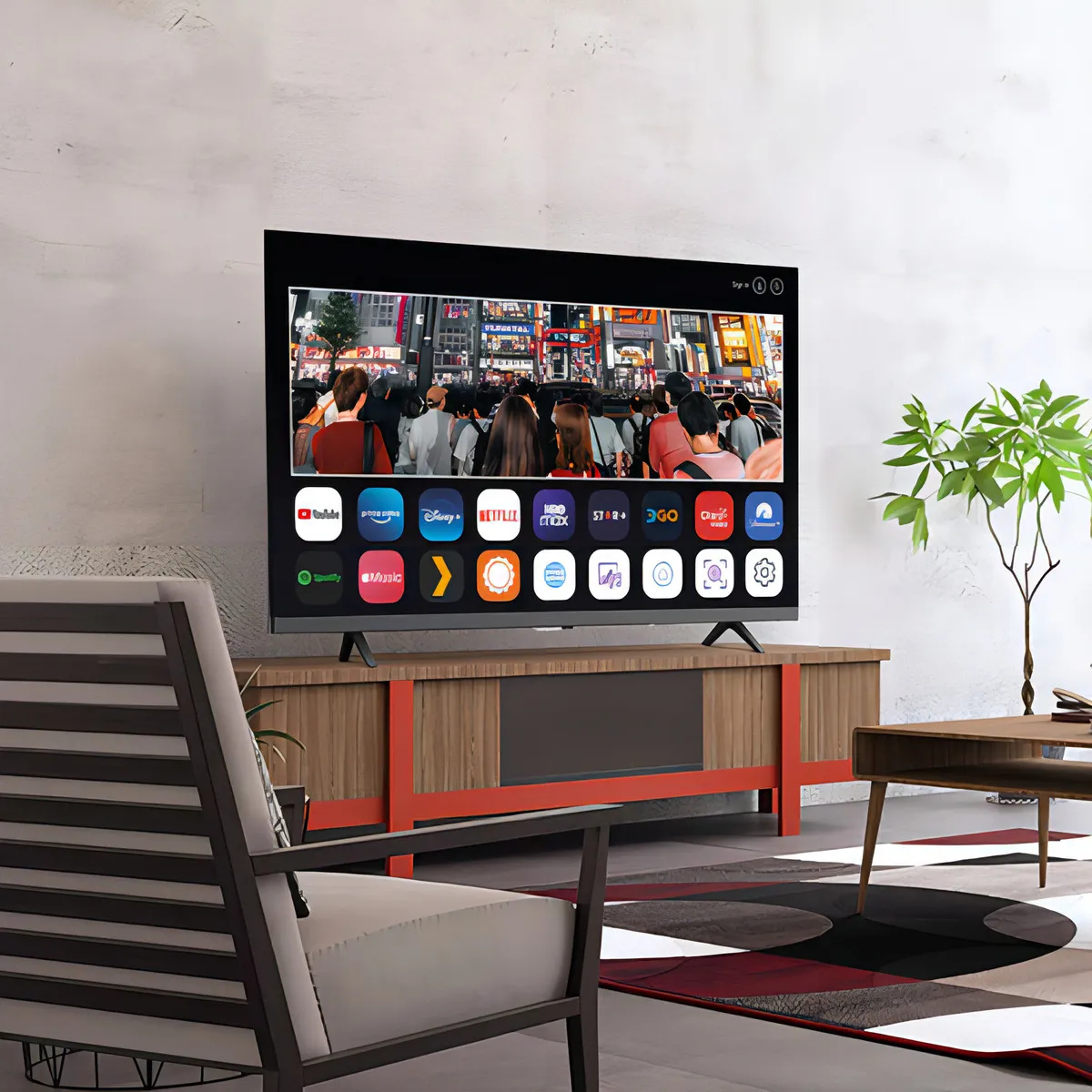 Televisor Led Smart Punktal 4k Tv 55 Pulgadas Pk-55 W4k - Imagen 2