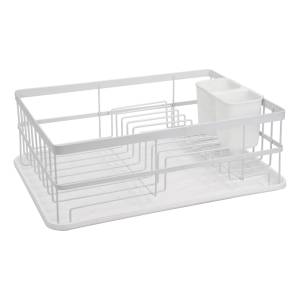 Escurridor Secaplato Bandeja Cubiertera Blanco 40x30x14cm