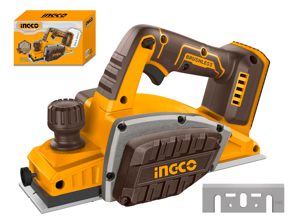 Cepillo Garlopa Carpintero 20v 14000rpm Ingco Crli20401 - Imagen 2