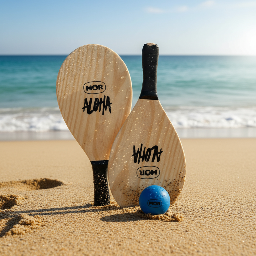 Juego Paletas Playa - Madera - Imagen 2