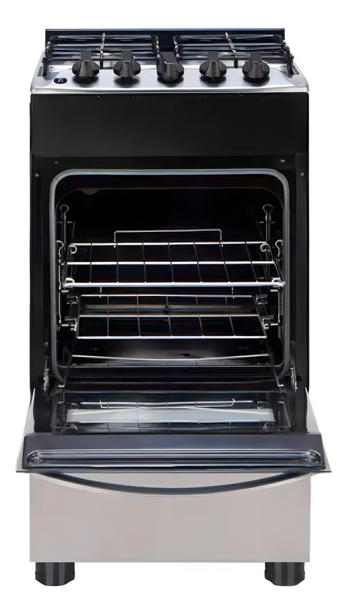 Cocina Whirlpool 4 Quemadores Gas Wfo4nbr Color Acero Inox - Imagen 2