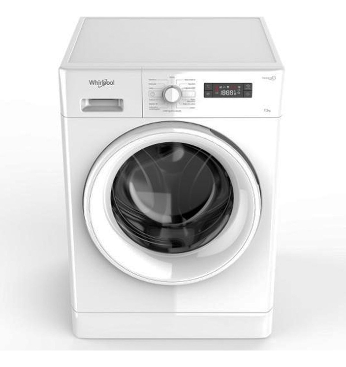 Lavarropas Whirlpool 7.5 Kg Inverter Wlf752b25f 14 Prog Dimm Color Blanco - Imagen 2