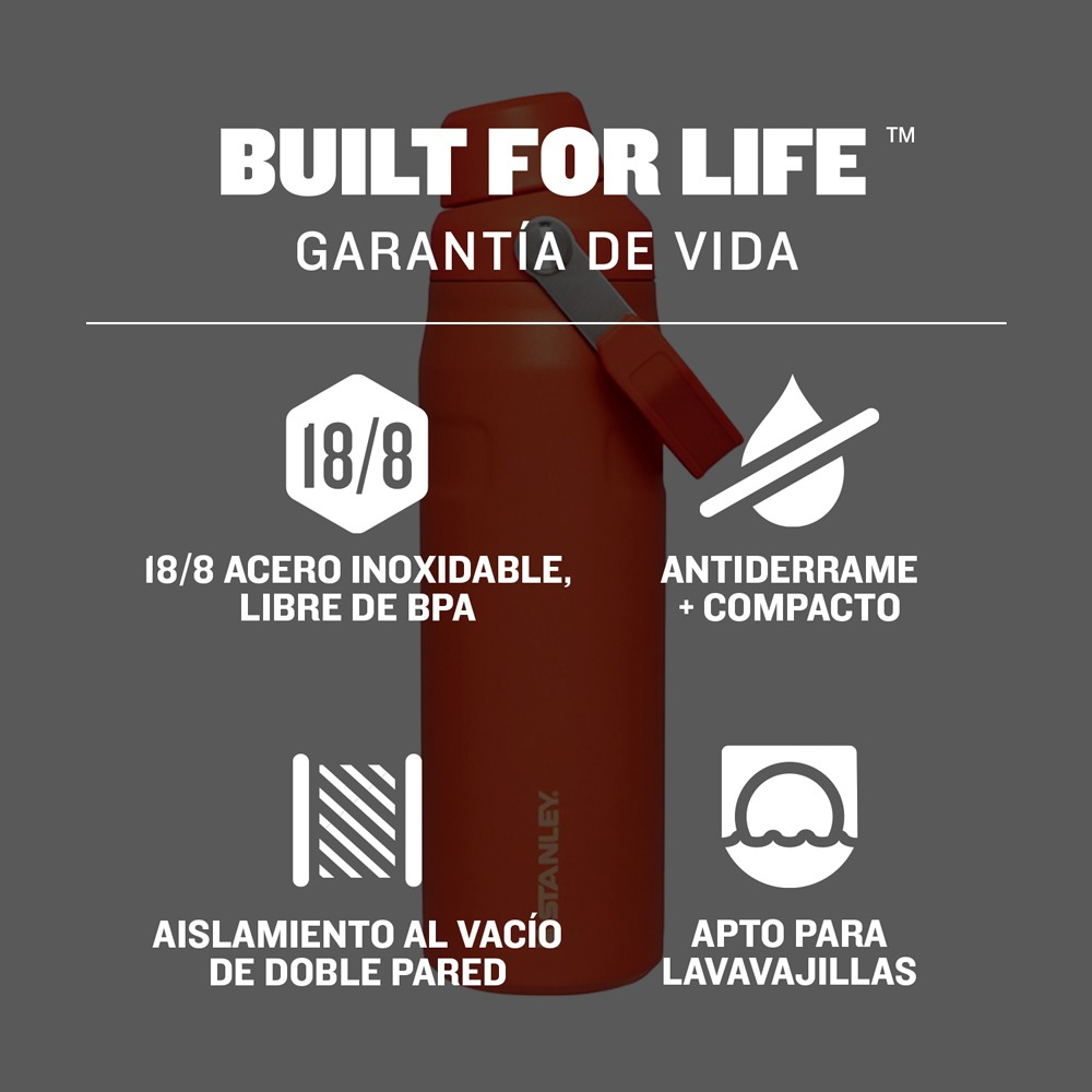 Termo Stanley Botella Flujo RĂ¡pido Tigerlily 709ml - Imagen 3