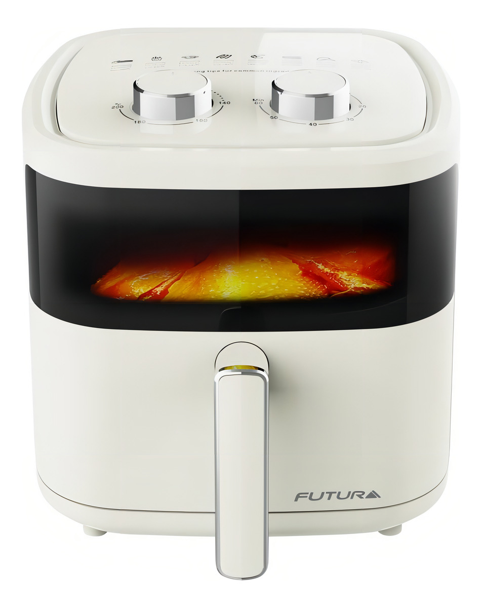 Freidora De Aire Futura Fut-af45mi 4,5 Lt Marfil - Imagen 2