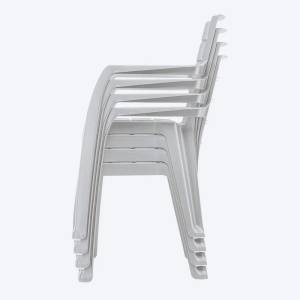 Silla De Plastico Baru Con Posa Brazos