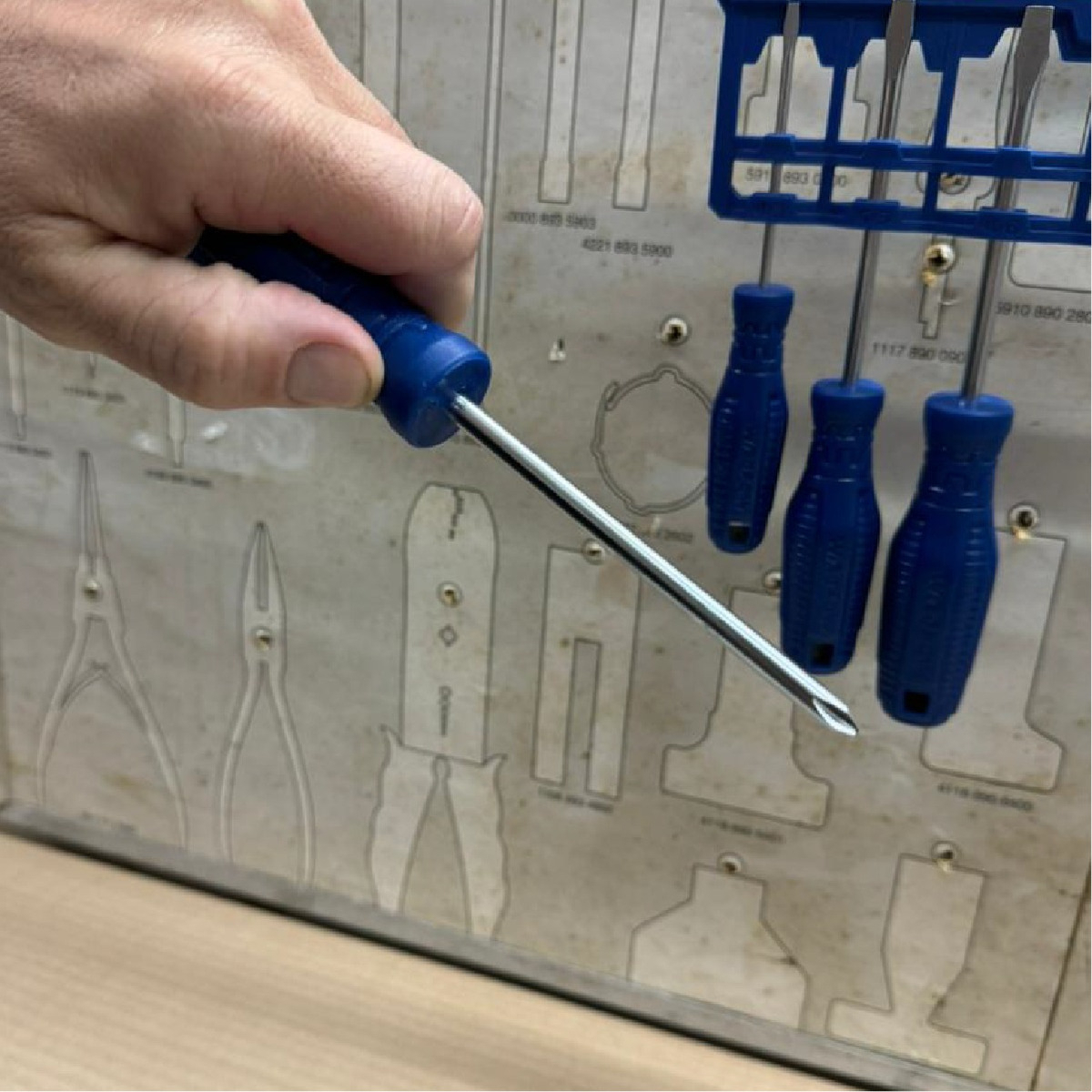 Juego Destornilladores 10 Piezas 5 Phillips 5 Planos Wadfow - Imagen 4