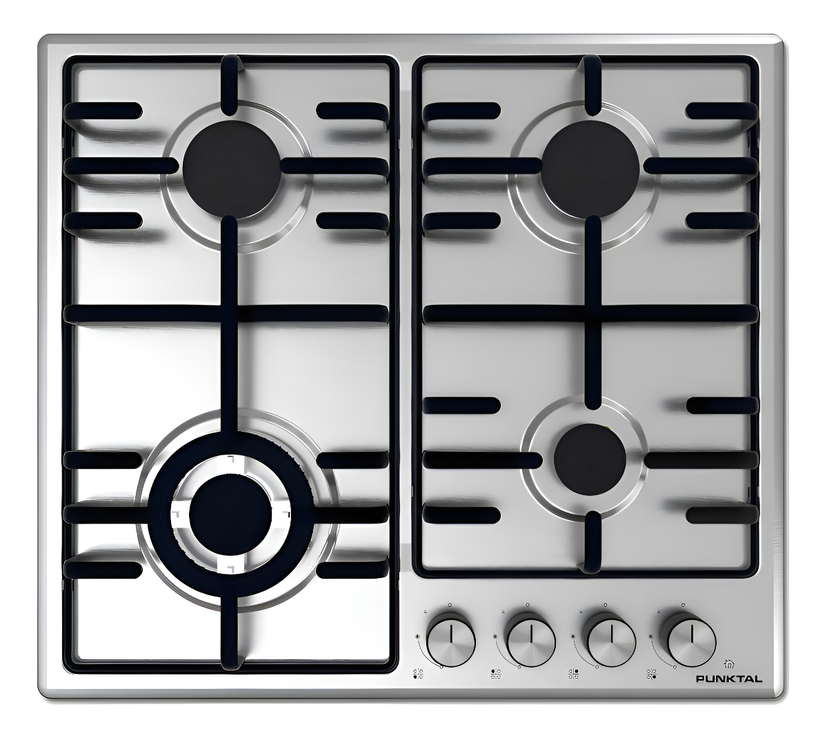 Anafe De Empotrar 4h Inox. Encendido Electronico Pk-702 Ag C