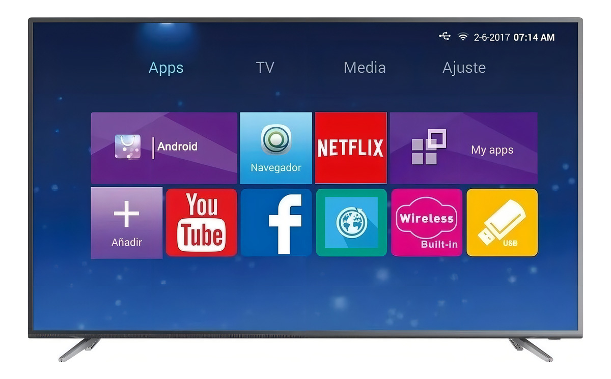 Smart Tv 32 Punktal Wifi Netflix You Tube Usb - Imagen 3