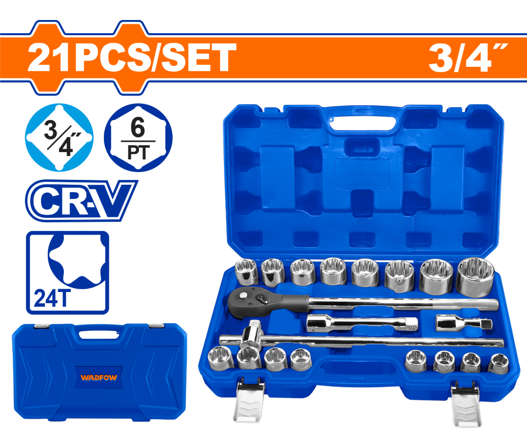 Valija 21pcs Juego De Dados 3/4 + Extensión Wadfow - Imagen 2