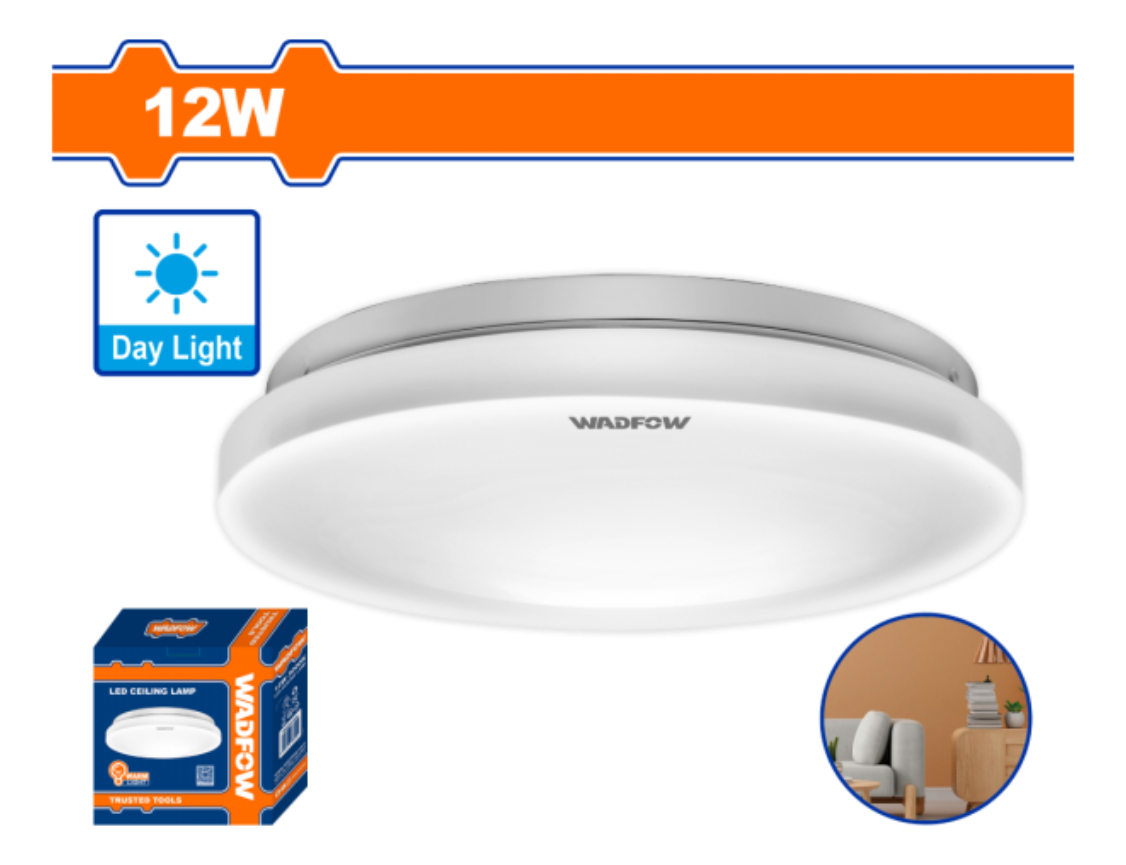 Foco Led 12w Luz Fria 6500k Wadfow Wdn45121a - Imagen 3