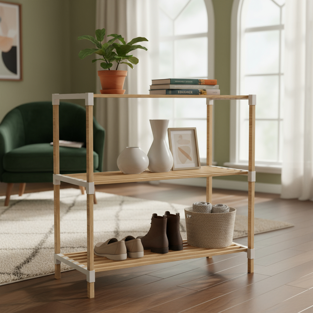 Estanteria 3 Niveles 78x65x30cms Madera