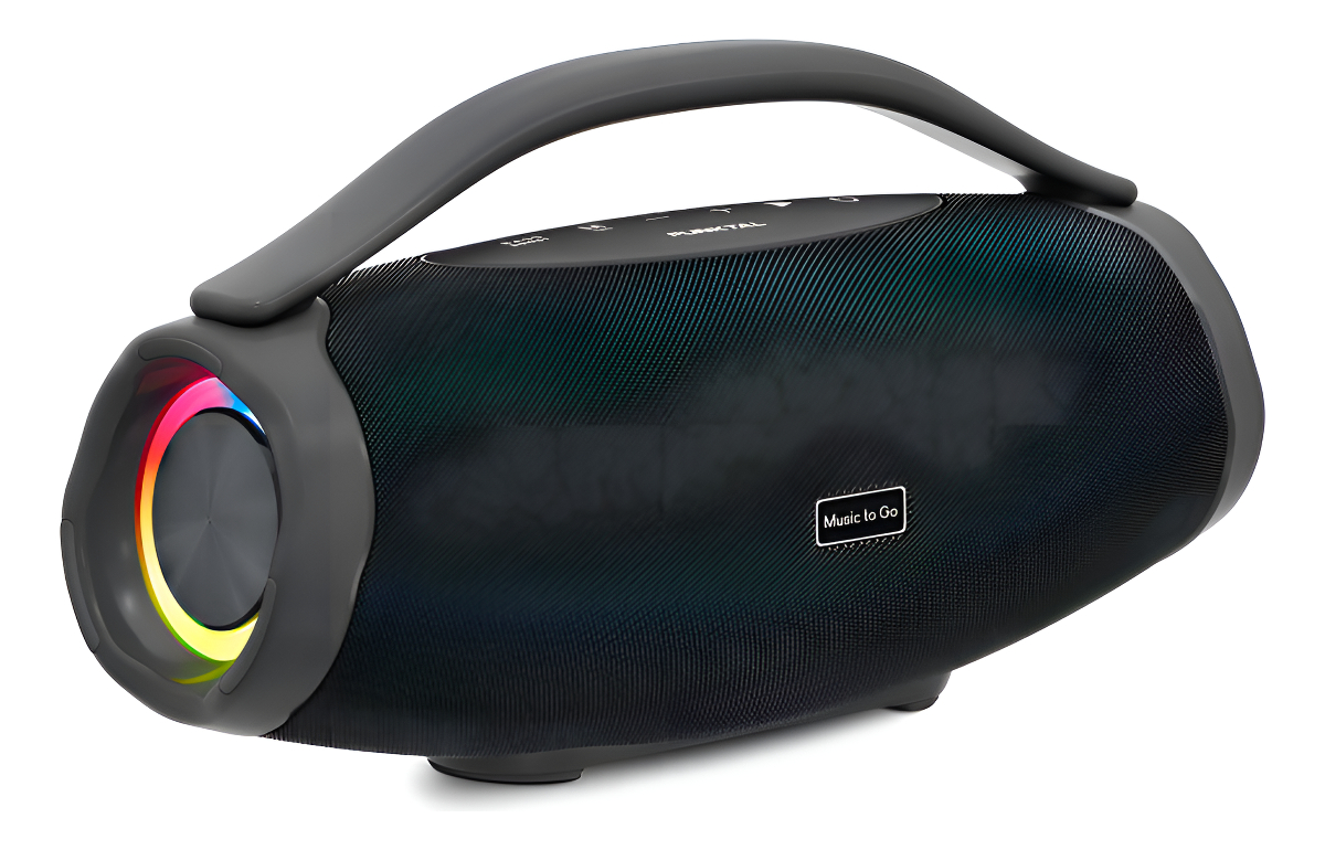 Parlante Punktal Bluetooth Resistente Al Agua Pk71 Bat Color